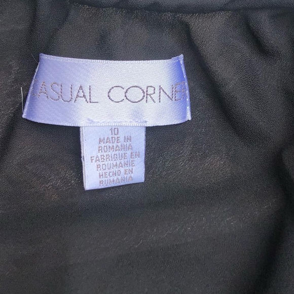 Vintage 90’s Sheer Floral Print Midi Skirt Casual Corner 10 - Picture 4 of 6